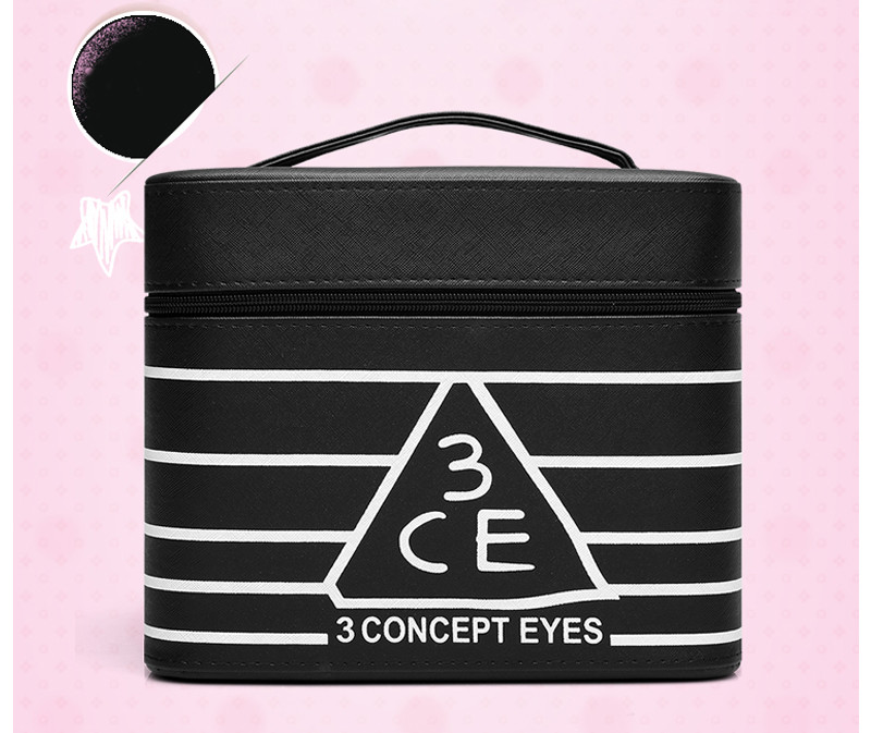 Zipper PU Makeup Bag Case