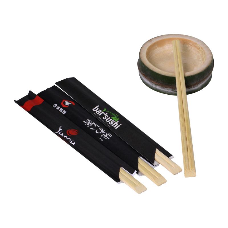 Compostable Camping Chinese Restaurant Chopsticks Paper Packing