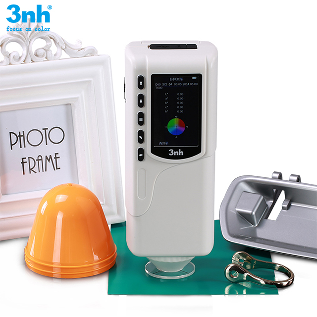 3nh Portable color meter NR60CP Precision Colorimeter color testing machine with CQCS3 software For Plastic rubber