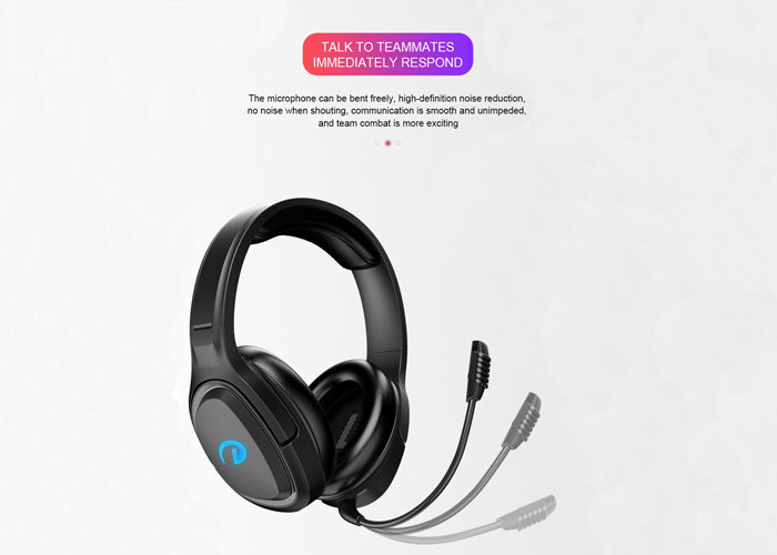 2.5hrs Charging Bluetooth Wireless Gaming Headset 400mAh 50mm Speaker