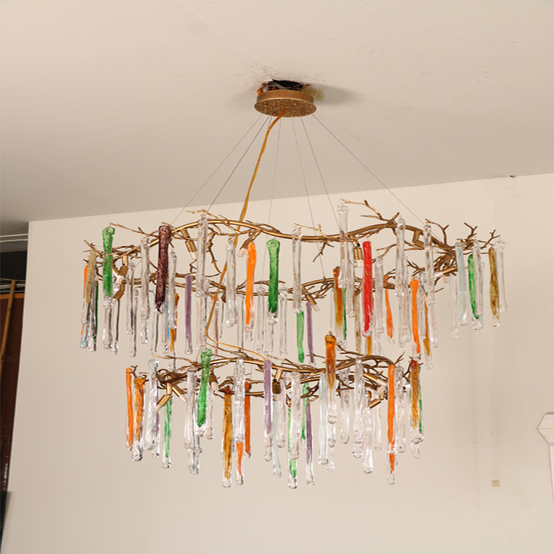 2 Year Warranty Metal Luxury Ceiling Lights For High End Chandelier In Living Room