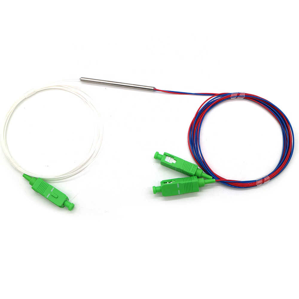 FTTH Fiber Optic Equipment 1x5 PLC Splitter with Operating Wavelength 1260-1650nm
