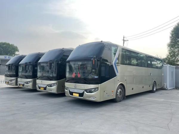 LCK6126 Zhongtong Used Passenger Bus 54 Seater Double Door Air Seat Large
