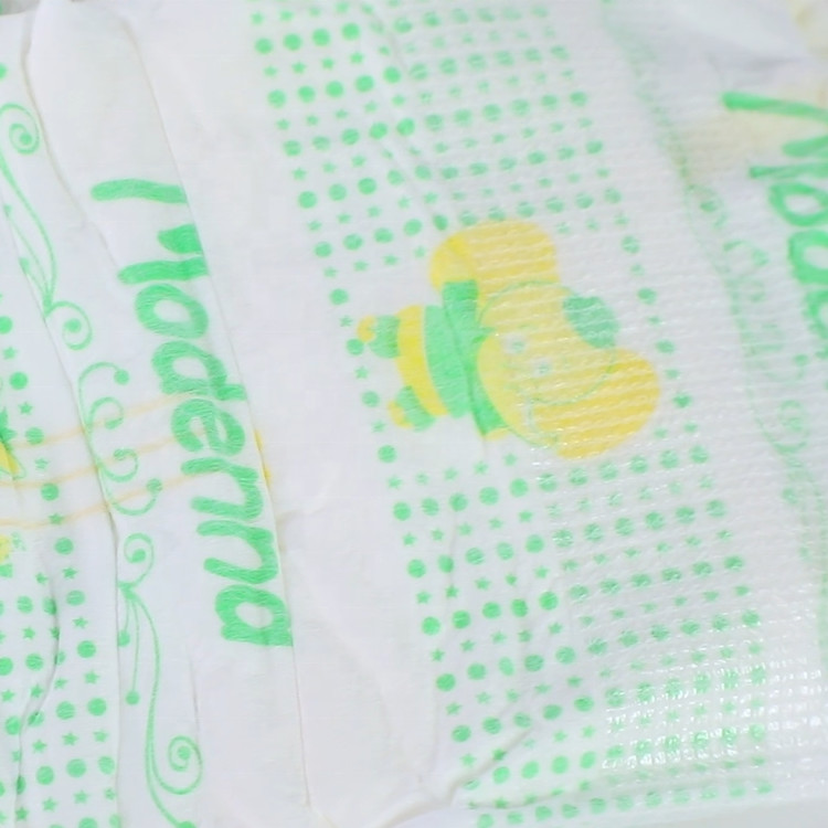 Eco Friendly Disposable Baby Diapers / Nappies Brand Customization Stretchable