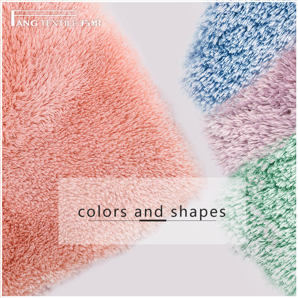 BSCI bedroom Polyester Extra Softness Tufted Bath Mat Runner Rug