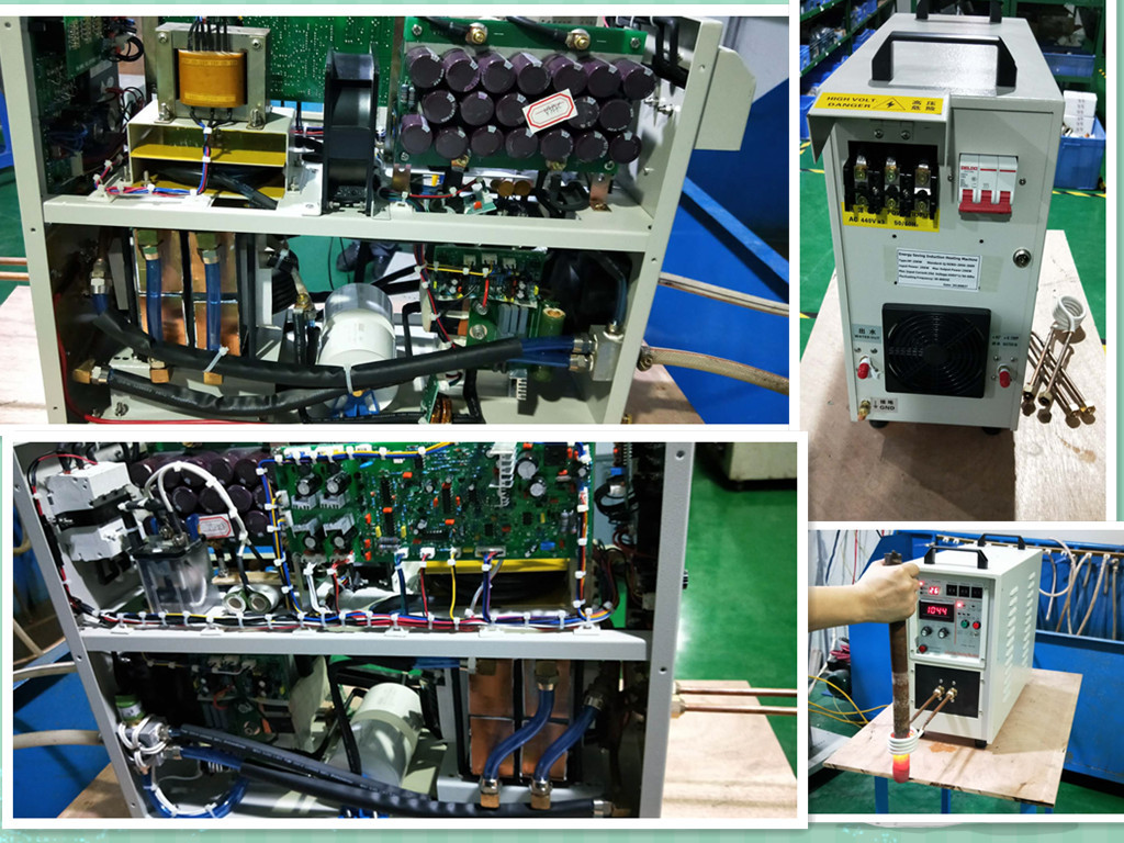 60KW Fast Induction Brazing Machine For Heat Distributor And Alumininum Heat Exchanger