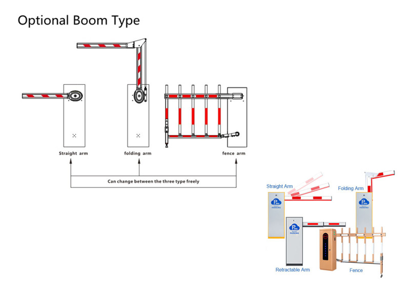 Adjustable Automatic Parking Barrier System For RFID Parking Control