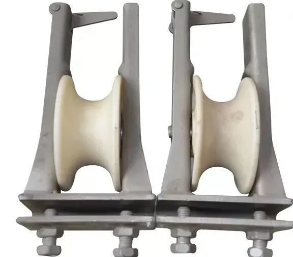 Overhead Transmission Line Pulley Block Crossarm-Mounted Stringing Block