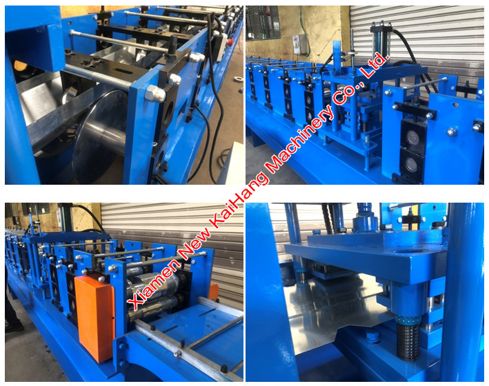 Full Automatic Roll Forming Machine , Galvanized Sheet Ridge Cap Machine Total Power 11kw, Flashing Ridge Cap