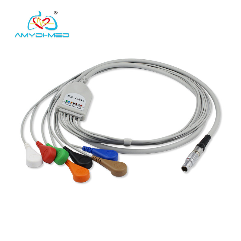 TPU ECG Cable Connectors 6 Month Warranty With CE/ISO Certification