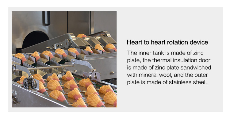 2.0hp Automatic Ice Cream Cone Machine Cast Iron Baking Template