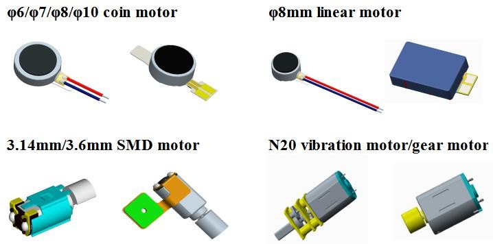 3v 10mm 1020 Mini DC Vibration Motor 10000 Rpm Φ10 * 2.1mm For Watch Winder