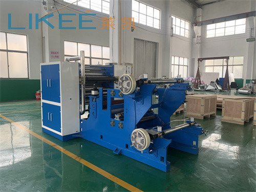 Shaft Type 25m2 Aluminum Foil Sheet Pop Out Machine Two Station Rewinding