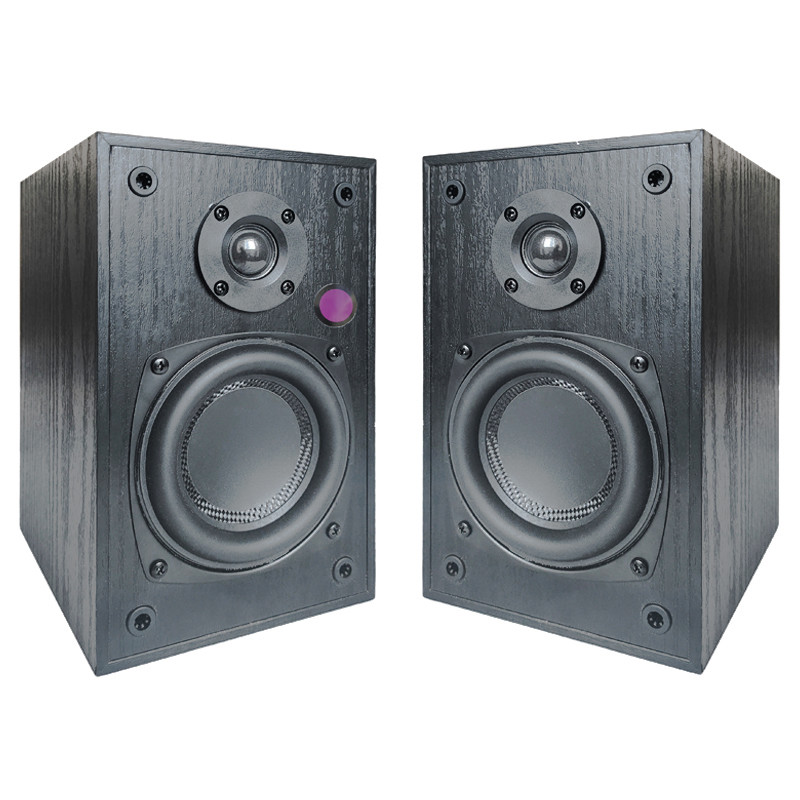 Powered Bookshelf Stereo Speakers 120W Studio Monitors Speaker For Music Gaming Turntables