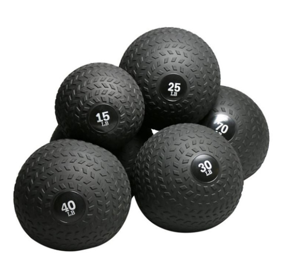 Smooth and Tread Textured Grip Dead Weight Balls for Cross Training Strength and Conditioning Exercises