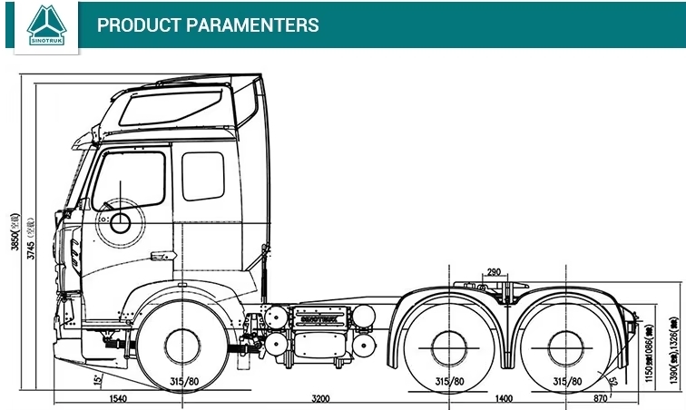 Howo 6*4 Tractor Trucks For Heavy-Duty Commercial Vehicles