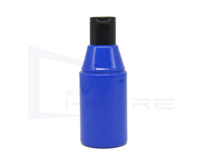 Non Toxic 110ml SGS Clear Flip Cap Bottles