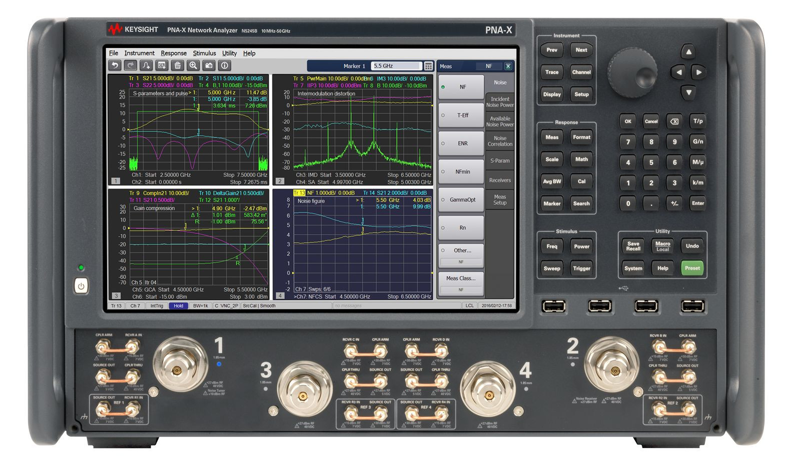 Keysight N5245B PNA-X Microwave Network Analyzer 900 Hz / 10 MHz to 50 GHz