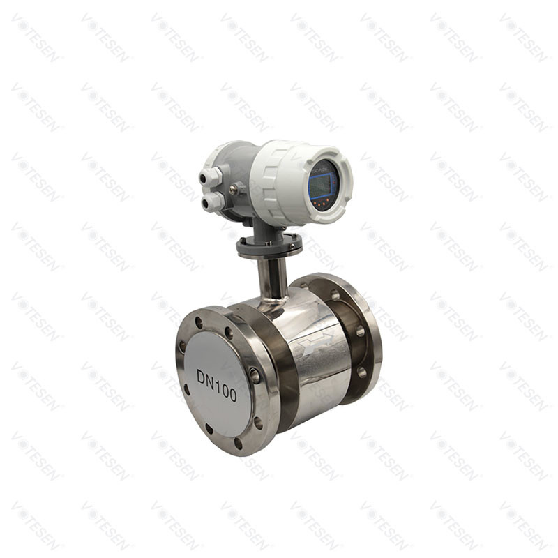 4~20mA IP68 Electromagnetic Flow Meter Conductive Liquid Medium