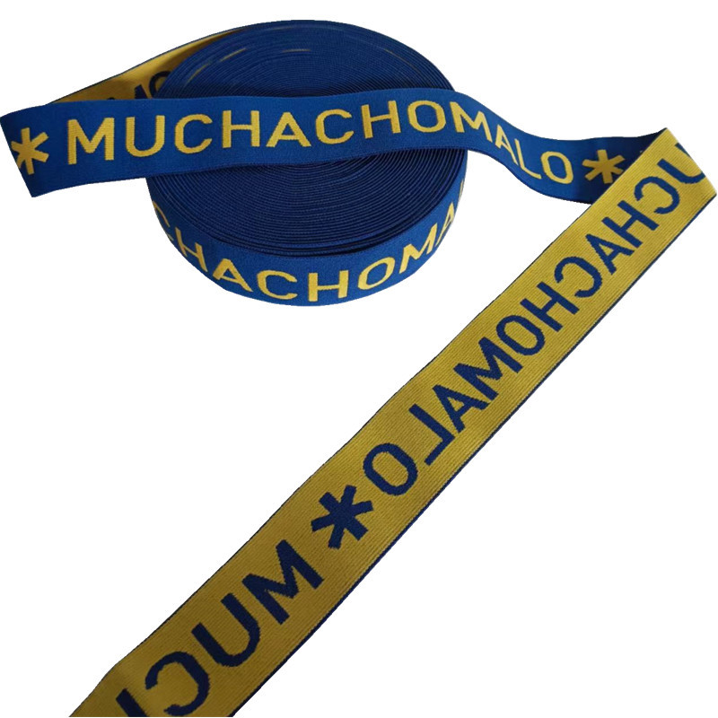 Garment Accessory Custom Logo Men's Waistband Jacquard Elastic Band For Underwear
