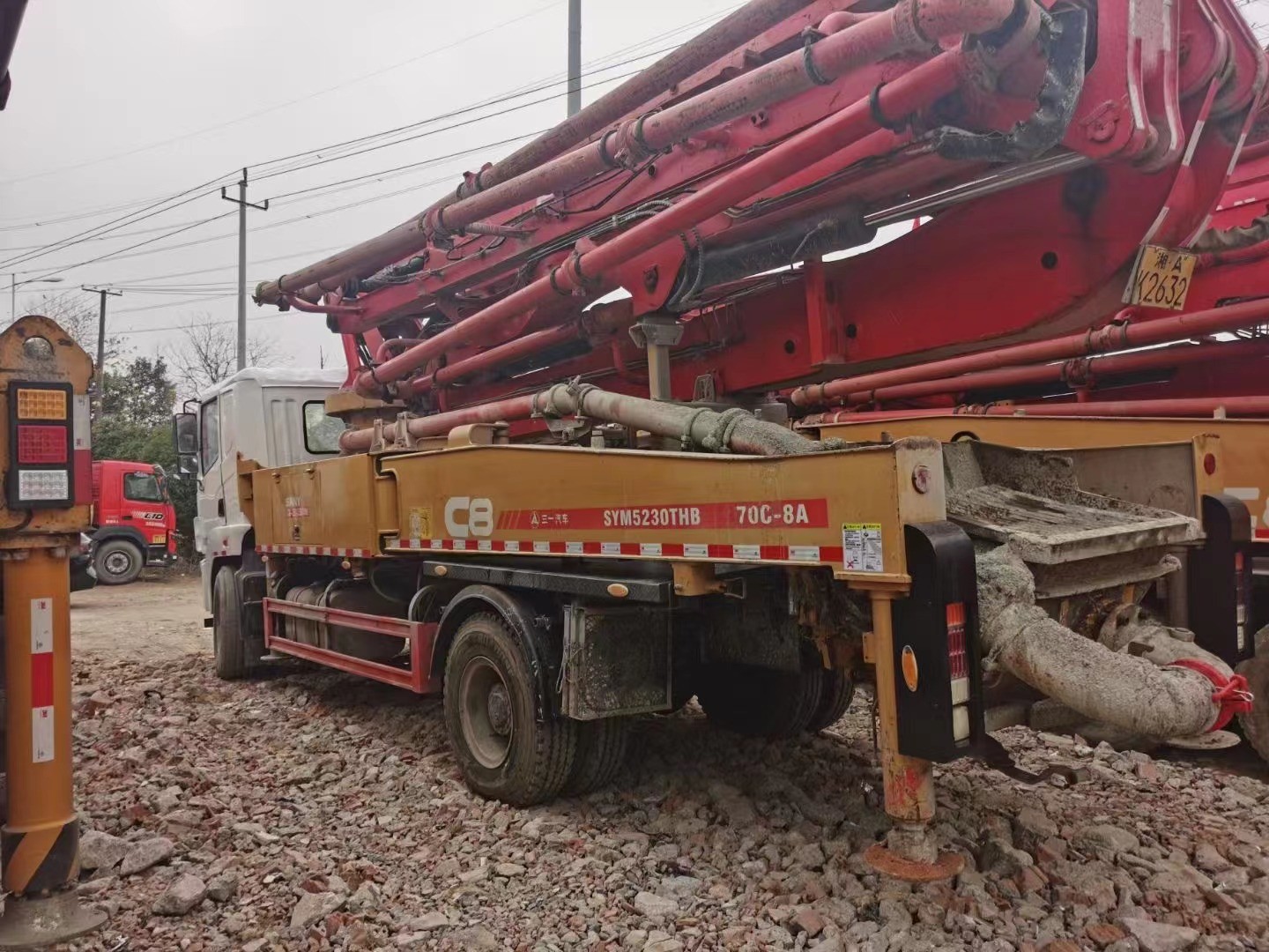 2019year SANY Concrete Pump Mixer Truck Used 37M SYM5230THB 370C-8A