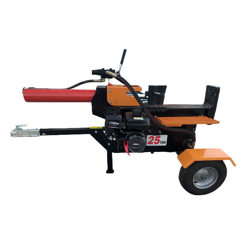 Electric Motor Wood Splitting Machine Mobile Firewood Processor Hydraulic Log Splitter