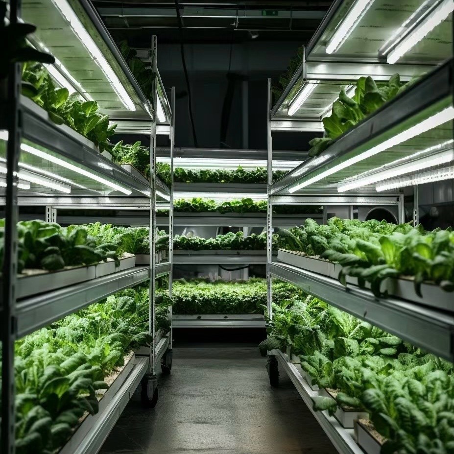 Container Greenhouse for Growing Leafy Greens