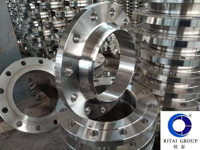 Pipe Flange Weld Neck Slip On Bs4504 Din2633 Raised Face Flange St37.2 Forged