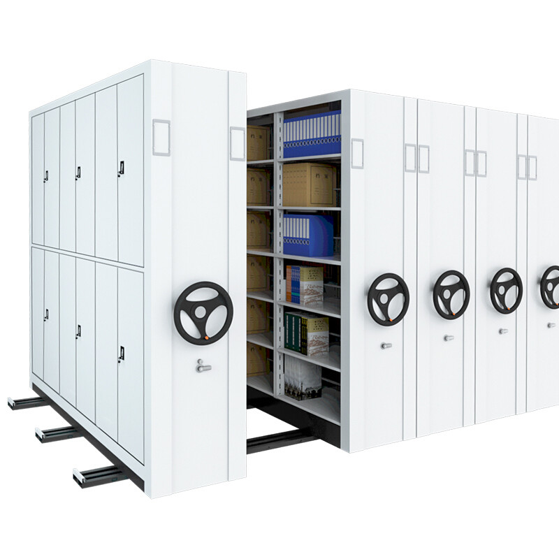 Safety High Efficiency Movable Filing Cabinet For Museum CE Certified