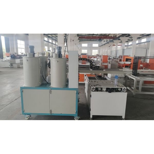 3 Tanks Filter Caps PU Injection Machine 8KW 50Hz Frequency
