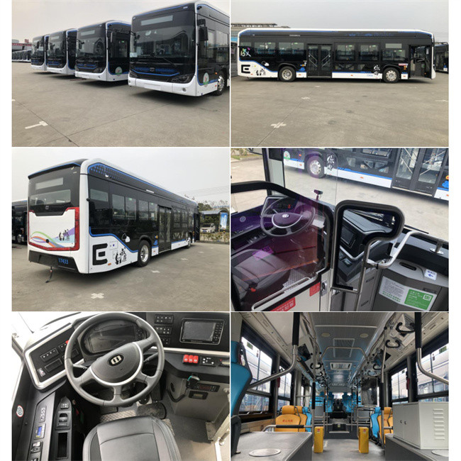 10.5m Low Entry Pure Electric Bus A Sustainable Transit Solution 20-30 Seats