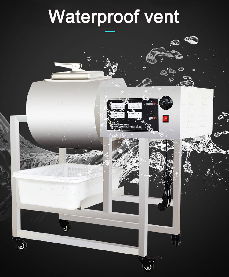 50L Electric Meat Salting Machine for Bakery Vacuum Tumbler Marination Equipment