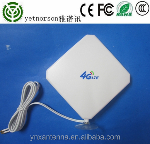 700-2700 MHz Outdoor Wifi 4G Wall Plate Mount Directional Antenna for and RG174 Cable