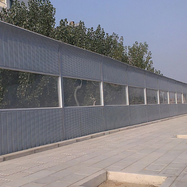 Acoustic Insulation Wall Fence Highway Acrylic Sound Noise Barrier Panel