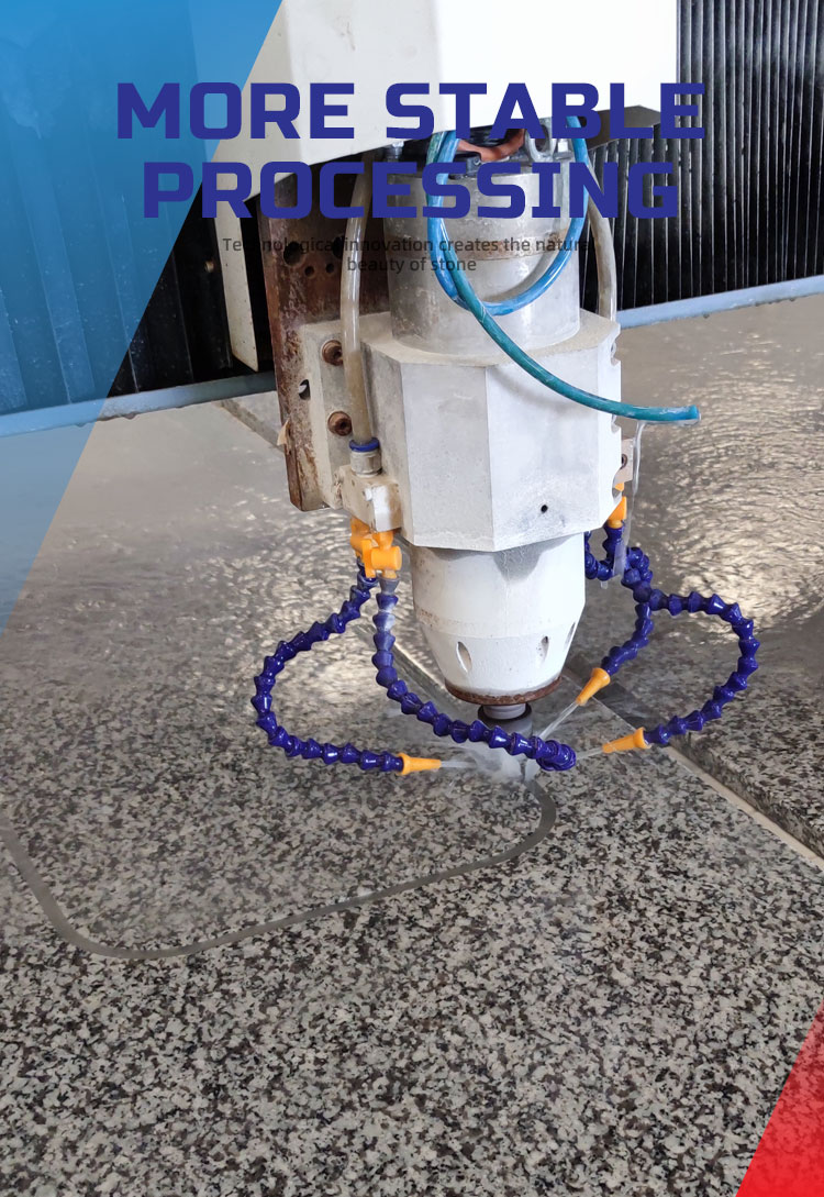 DSP Control System 5 Axis 3D CNC Stone Carving Machine for Granite Marble Engraving