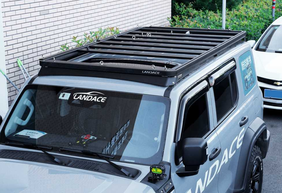 Universal Product Customization Landace Logo Aluminum Alloy Roof Rack for Jeep Tank 300