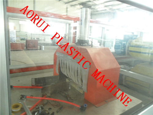 Conical Twin Screw Extruder wpc pvc Profile Machine For Decoration