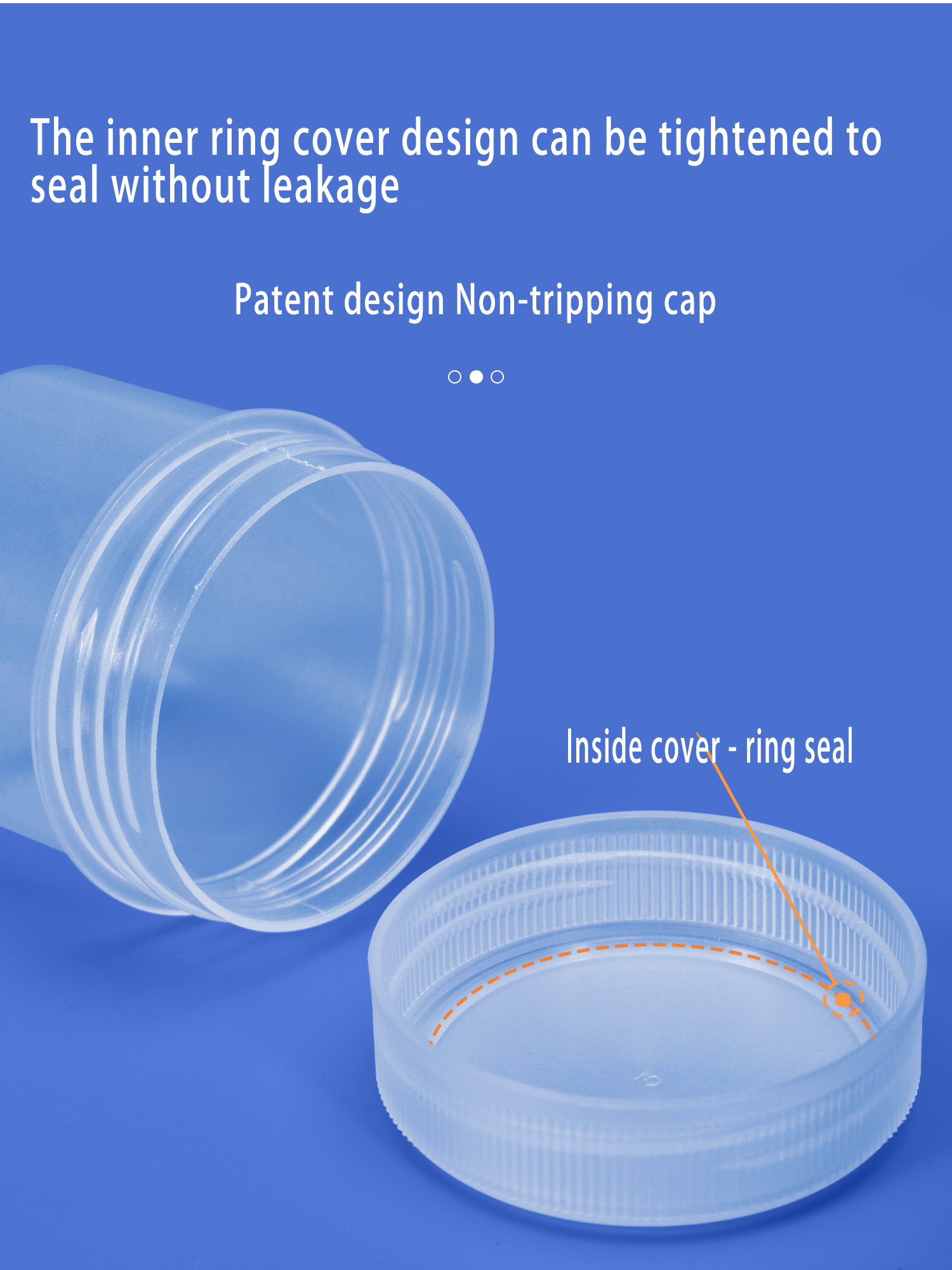 Food Storage PP Plastic Spice Boxes Jars Containers With Lids 8oz
