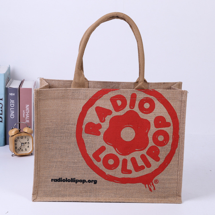 OEM Customized Printing Waterproof Reusable Jute Tote Bags