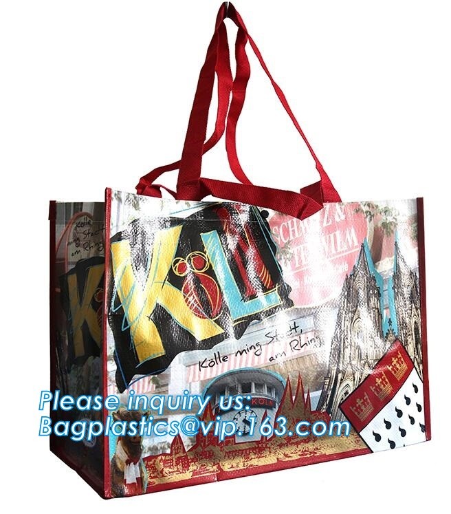 China pp woven bag supplier printed pp laminated non woven bag heat seal non woven bag, factory manufacture reusable non