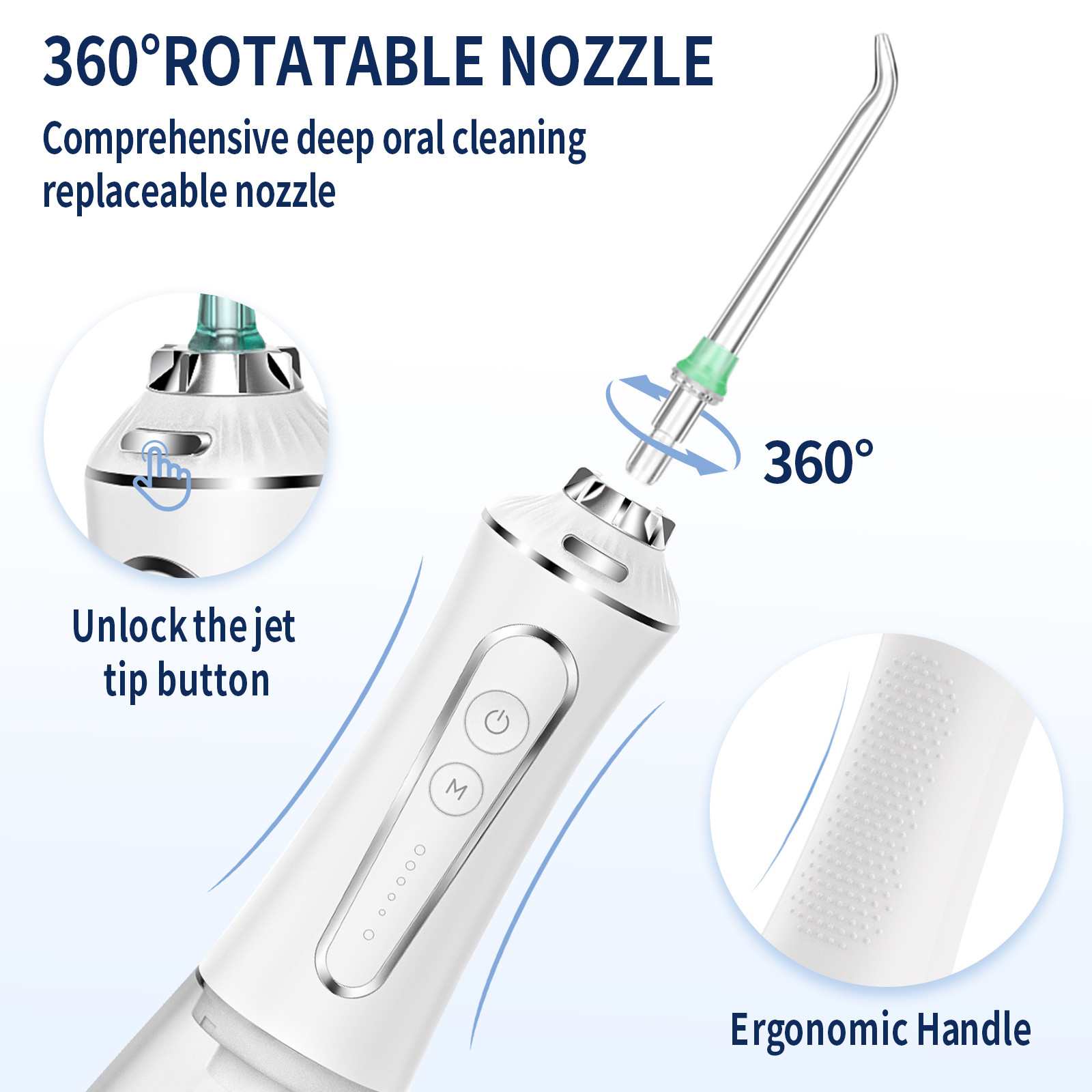 Oem Odm 300 Ml Water Tank Portable Oral Irrigator For Cleaning Teeth