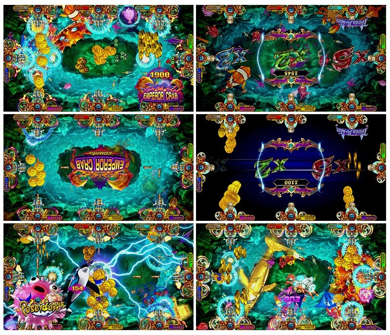 10 players Profit Adjustable Fish Game Motherboard OceanKing3 Crab King2