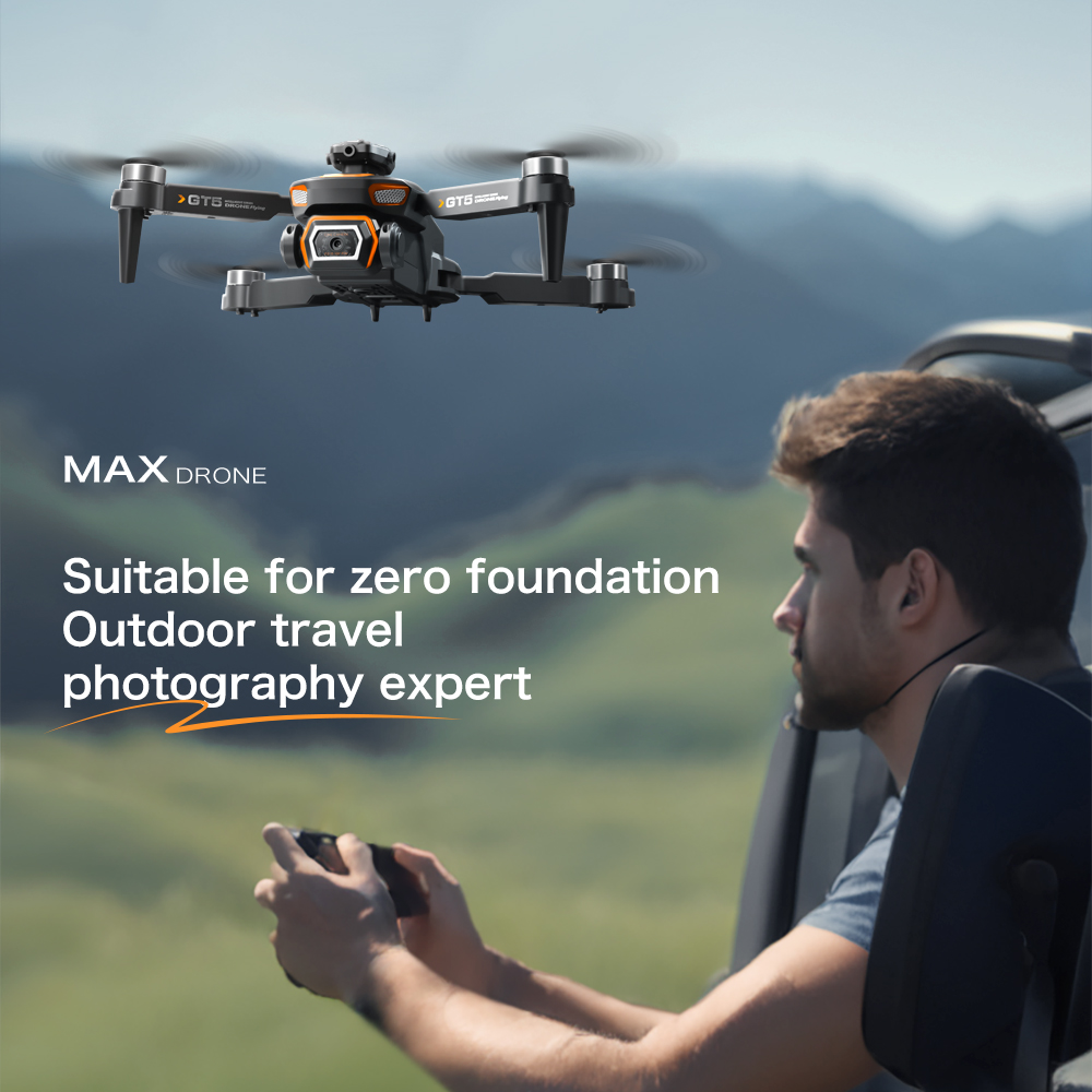 Beginner Drones Gt5 Obstacle Avoidance Mini Drone 14min Flying Drone Smartphone 480p 720p Hd Aerial Photography 2.4g Wifi Fpv Selfie Drone