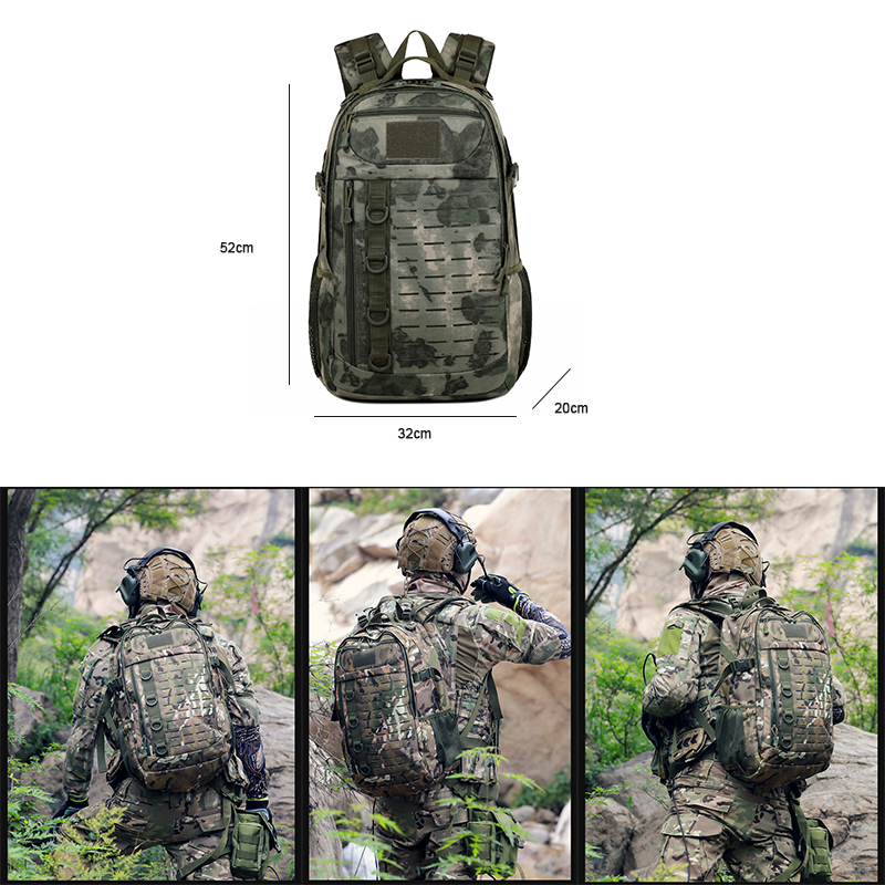 Waterproof Oxford Tactical Backpacks Mountaineering Assault Pack Custom Size