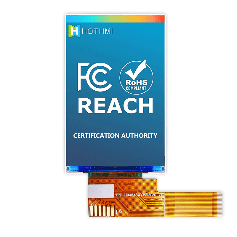 480x800 4.3 Inch TFT LCD Module For Instrumentation TFT-H043A8WVIST4N30