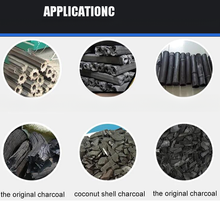Wood Charcoal Production Activated Carbonizing Furnace with Stainless Steel 220V 5000