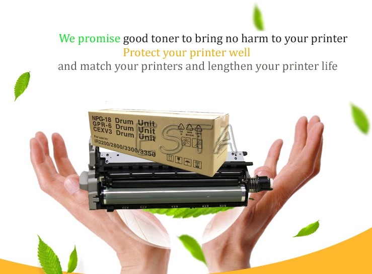 Canon NPG 18 / C - EXV3 Imaging Drum Unit For Ir 2016 / 2018 / 2020 , Moronchrome Color