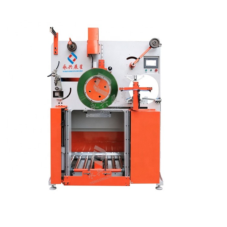 PLC Controlled PET Strap Winder for 9-32mm Width Range and 400mm Inside Diameter Maximize Your Efficiency