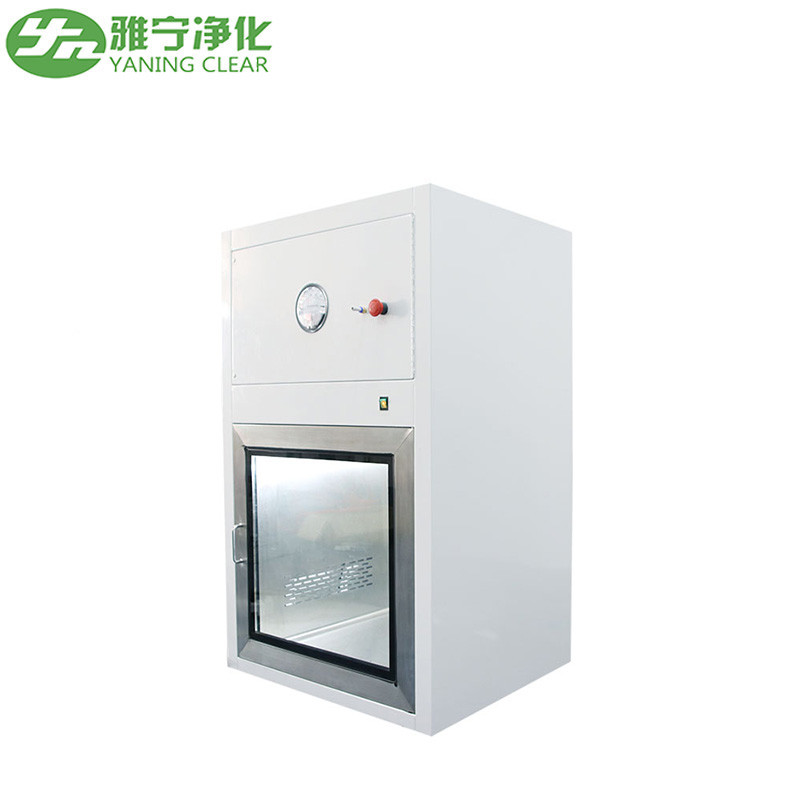 Electrical Interlock Air Shower Pass Box Laboratory Stainless Steel Clean Room