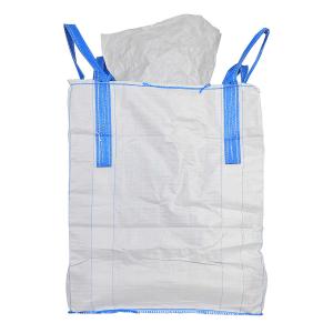 China 1000kg 1500kg Ton Bag Poly PP Woven Big Bag Jumbo Bag FIBC Bulk Bag for Animal Feed Fertilizer on sale